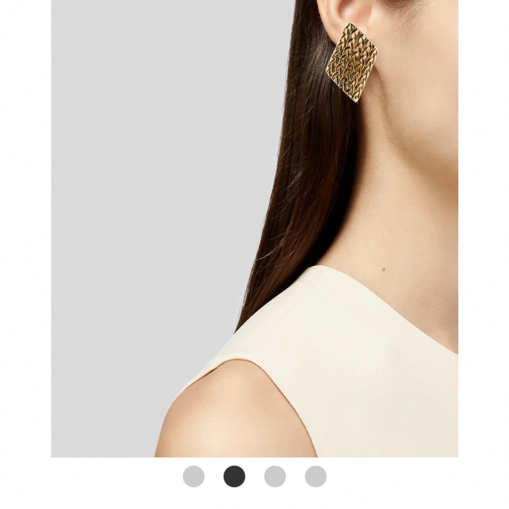 Givenchy mesh clip on earrings